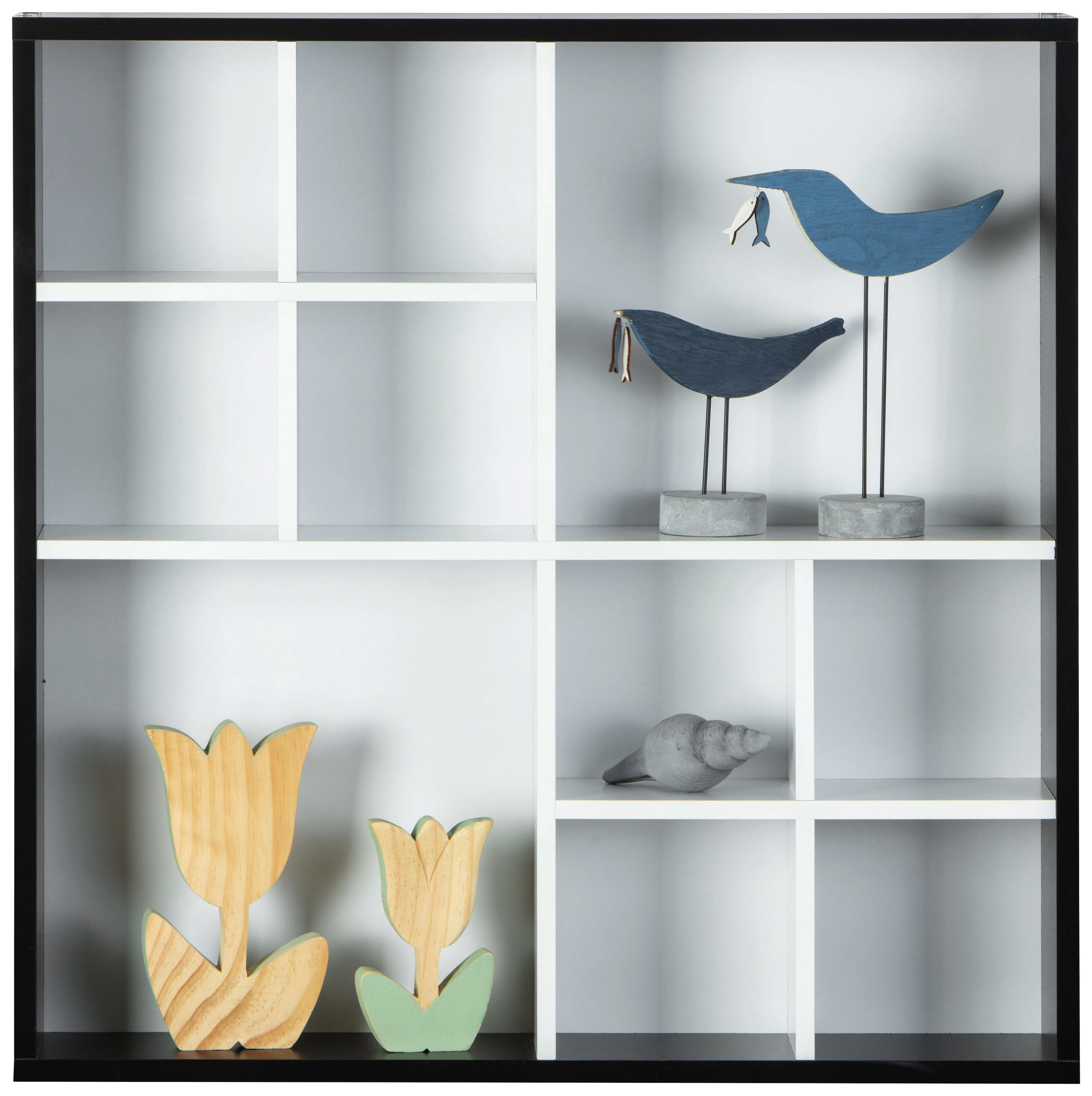 Modernes Wandregal mit 10 Fächern online kaufen Wandregal Weiß 36 x 54 cm | Wandregal, Wandregal weiß, Regal
