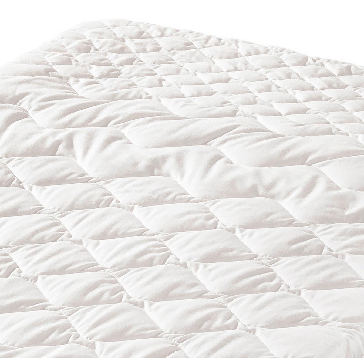Topper Softly Komfort Polyurethanschaumkern 7 Zonen - Weiß, Basics, Textil (160/200cm) - FAN