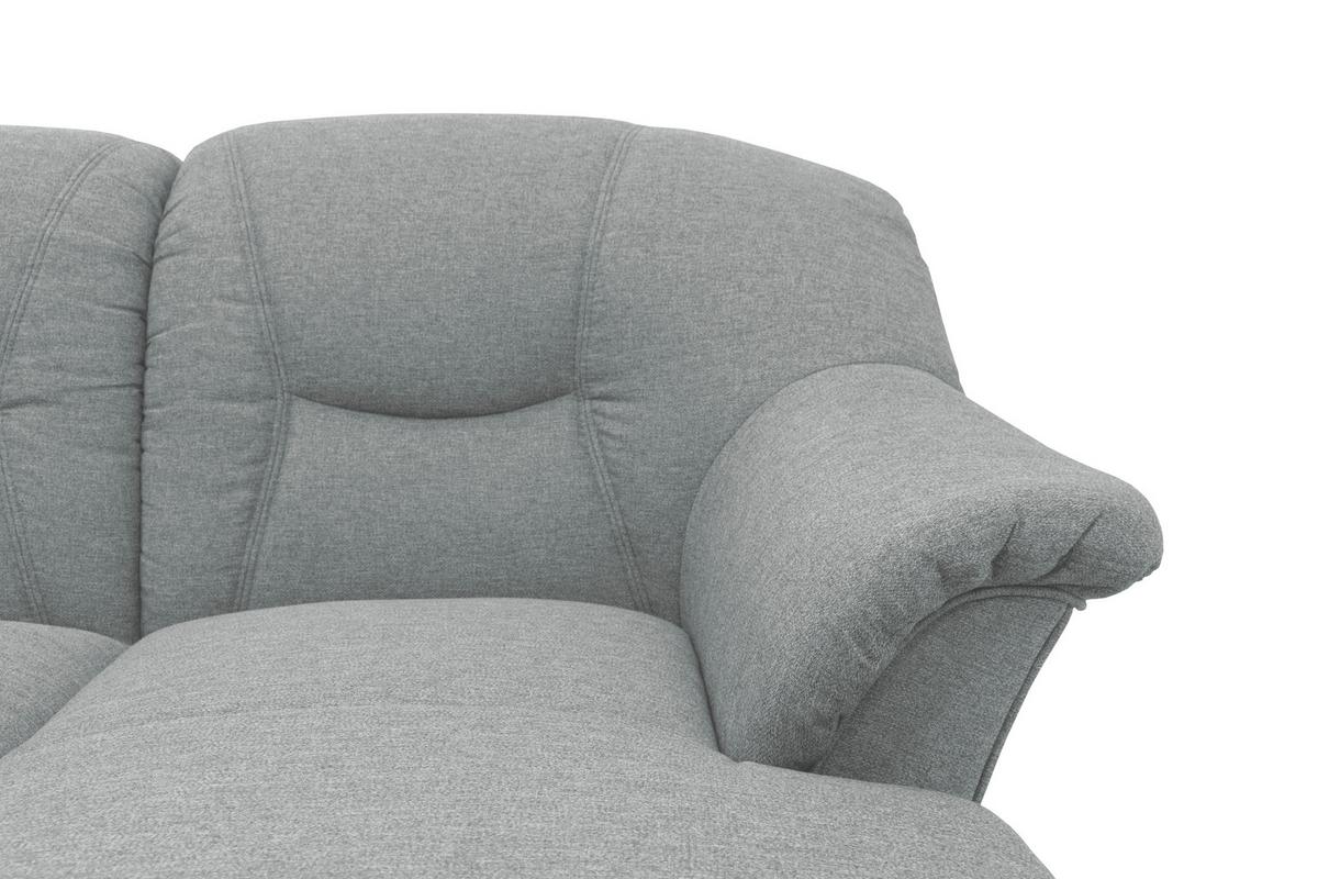 Wohnlandschaft Sarafina Mintgrau - Mintgrau/Schwarz, KONVENTIONELL, Textil (180/295/146cm) - MID.YOU