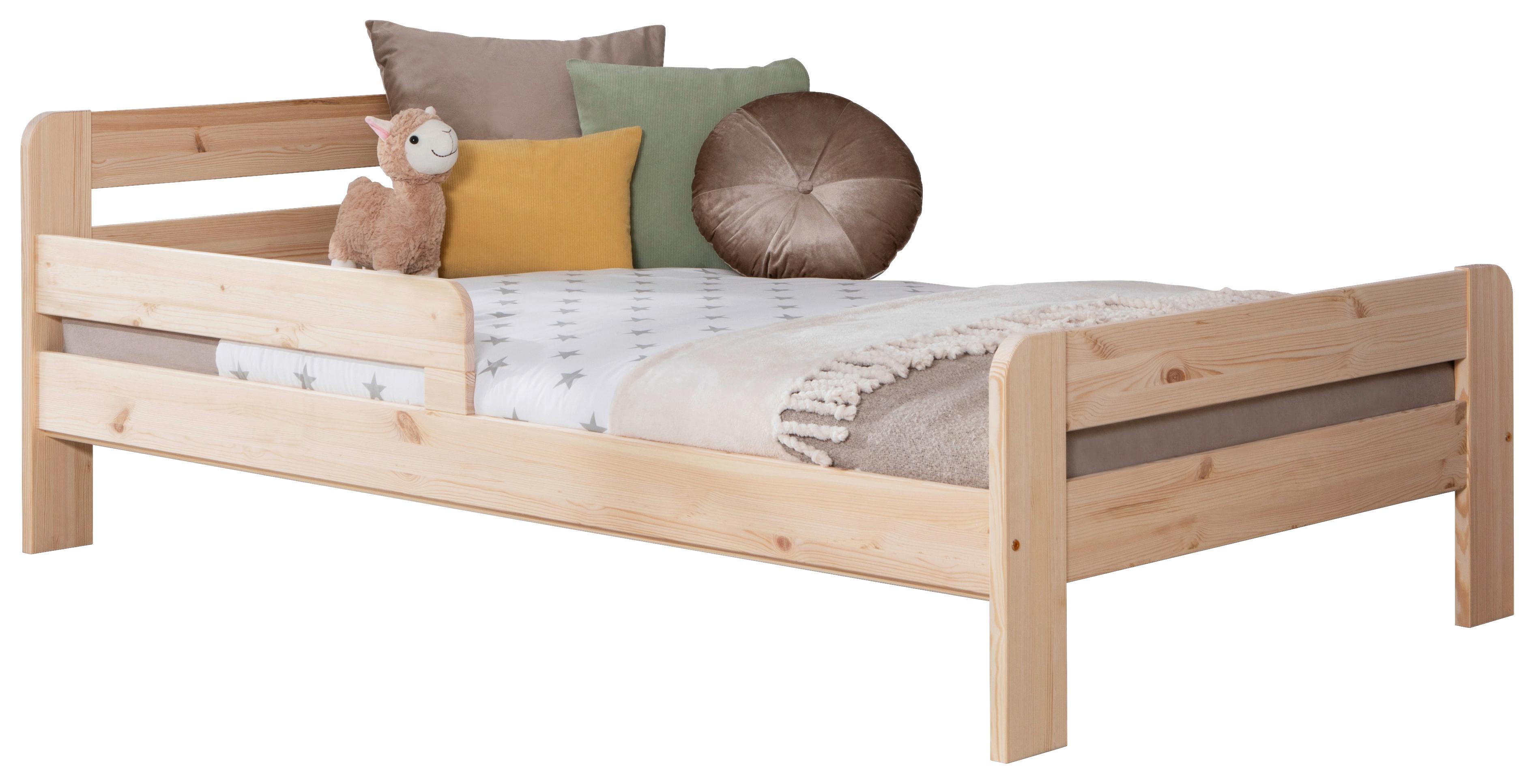 Bett Bennet Naturfarben Lf: 120x200 cm - Naturfarben, MODERN, Holz (120/200cm) - MID.YOU