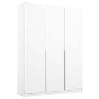 Drehtürenschrank B: 136 Cm Alabama, Weiß - Weiß, MODERN, Holzwerkstoff (136/229/54cm) - Rauch Möbel