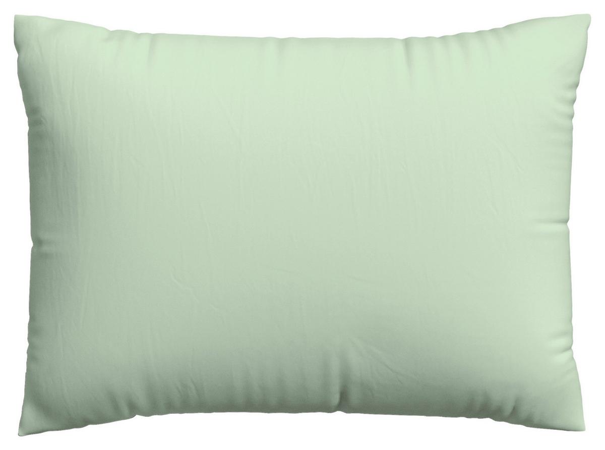 Kopfpolsterbezug Woven Satin - Hellgrün, Basics, Textil (70/90cm) - Schlafgut