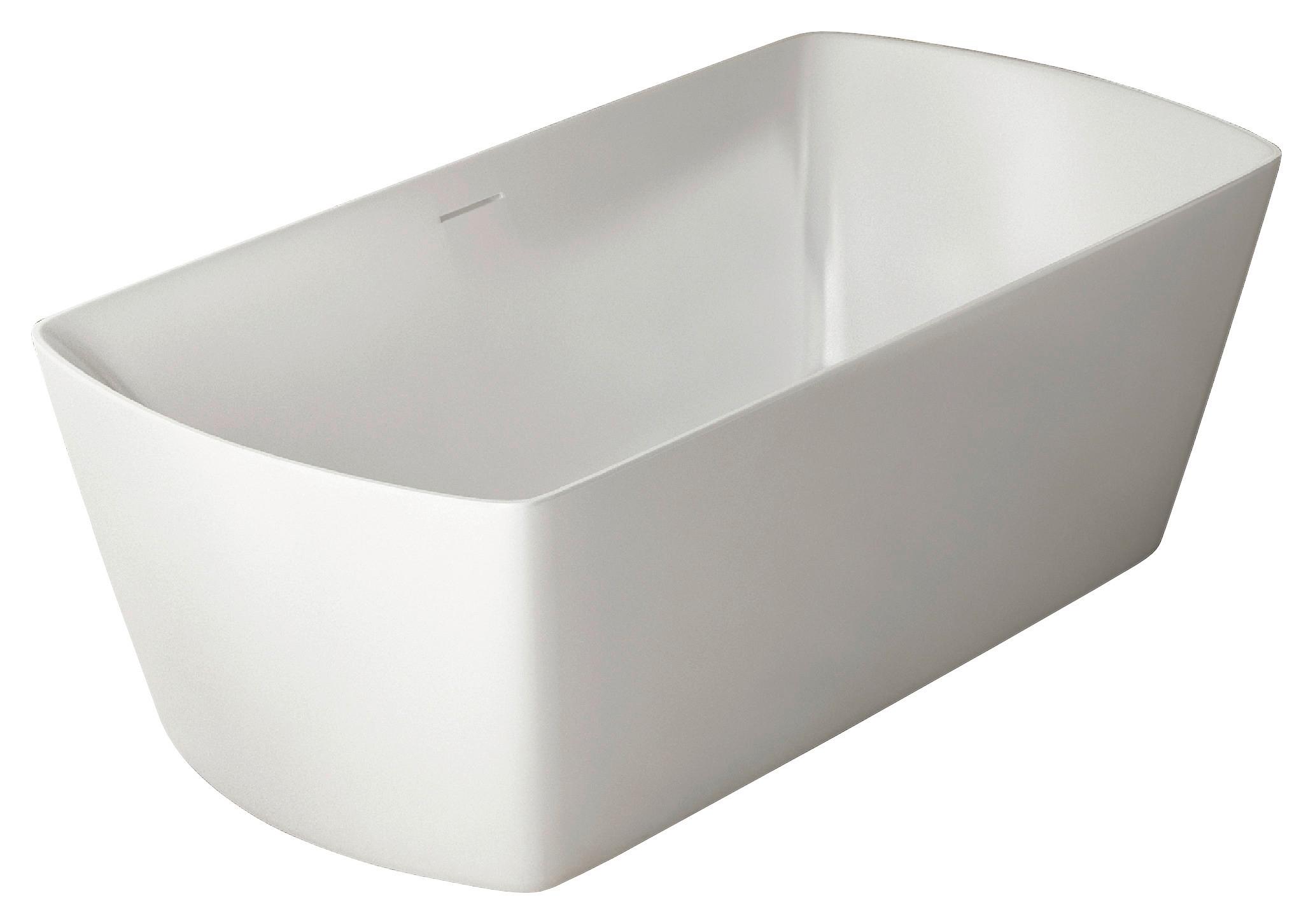 Voľne stajaca vaňa ORLANDO - biela, Modern, plast (180/85/61,5cm)