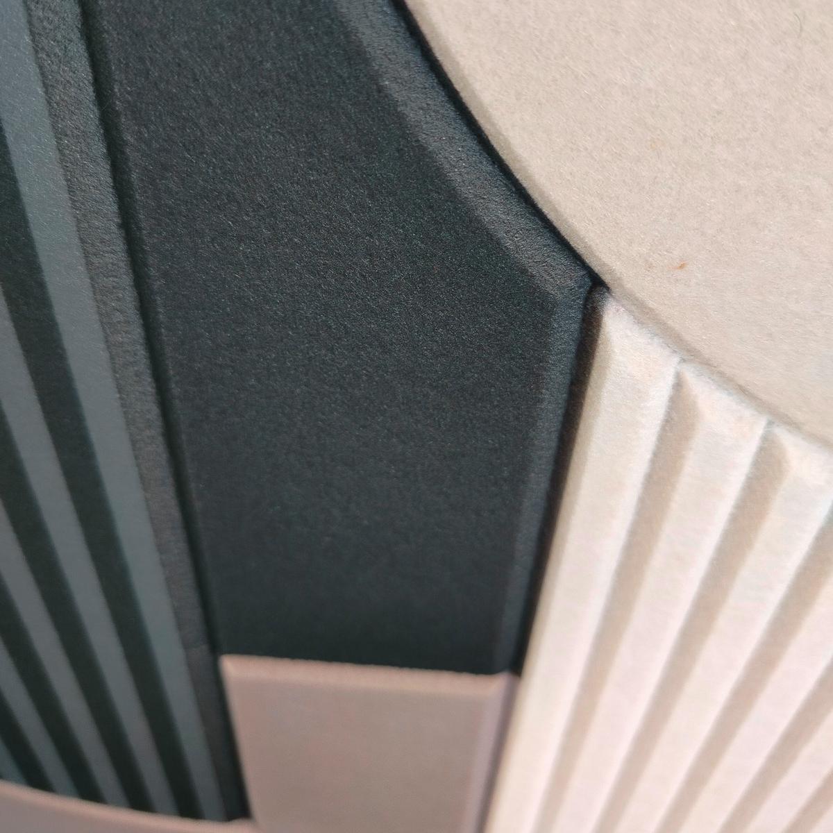 Akustický panel MILLA - černá/hnědá, textil (60/90cm) - Mömax