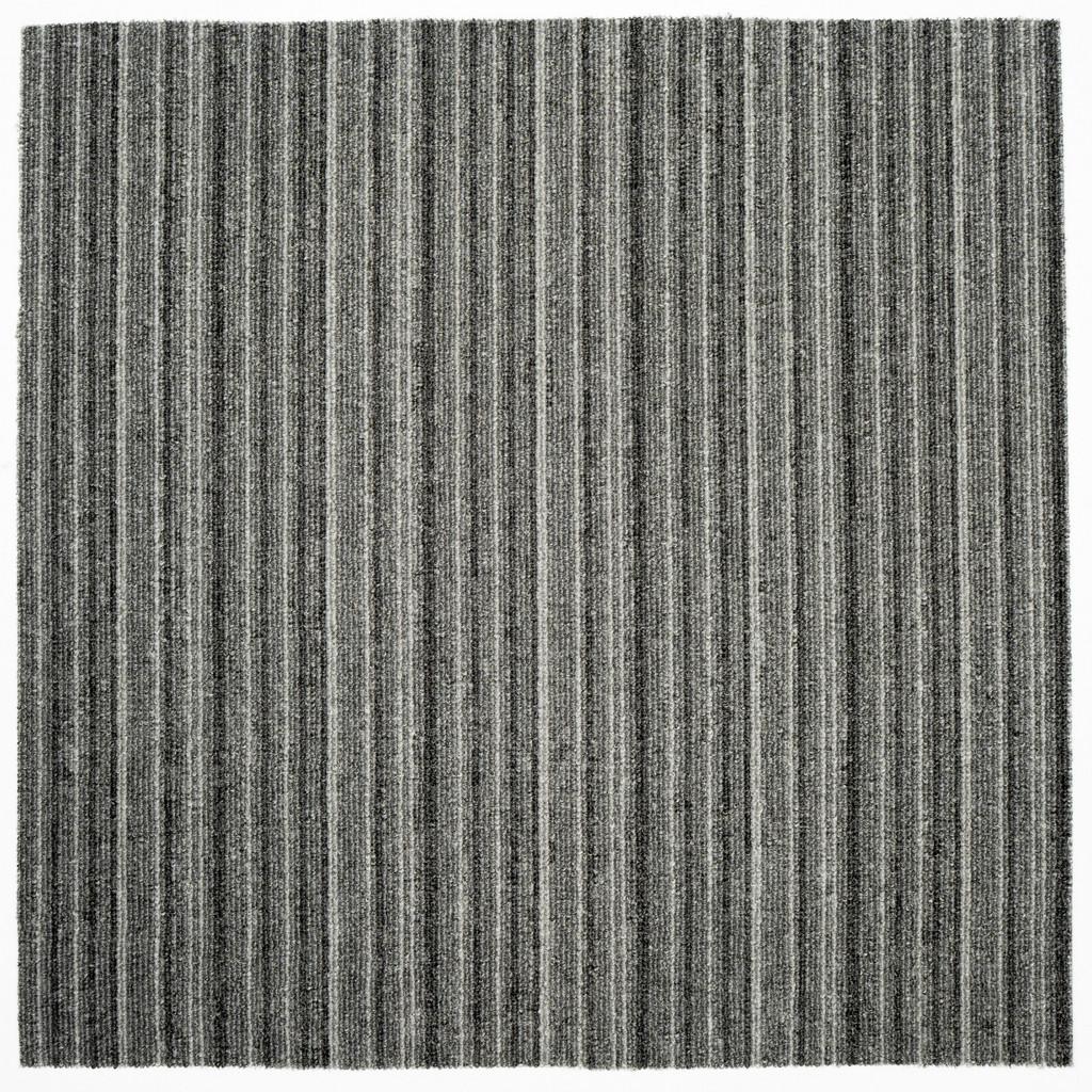 Teppichfliese Grau/dunkelgrau Astra 50x50 Cm Florhöhe 3 Mm