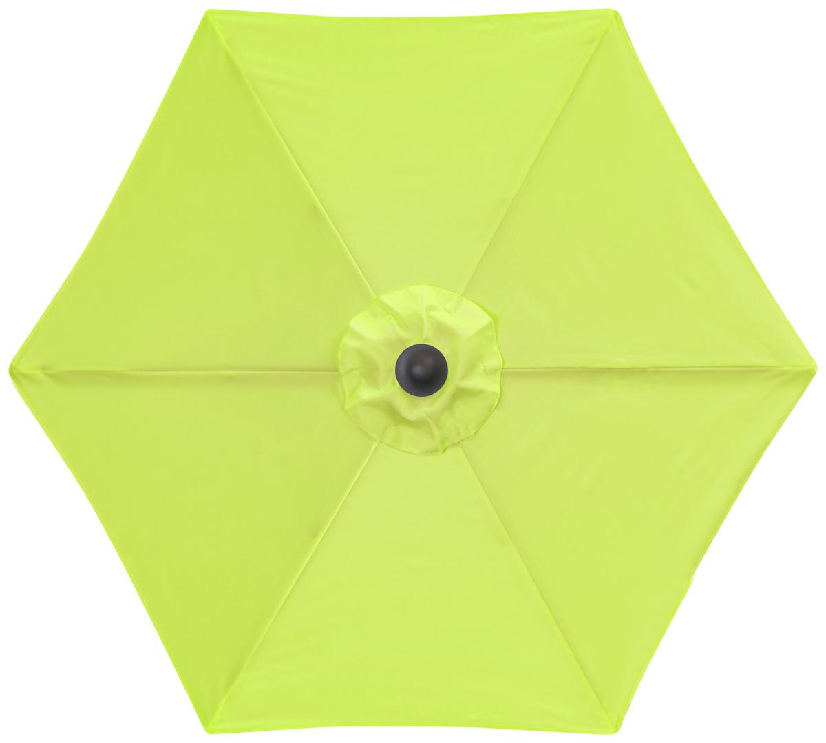 Sonnenschirm Basic Lift DM: 182 cm H: 210 cm Grün - Anthrazit/Grün, Basics, Textil/Metall (182/210cm) - Doppler