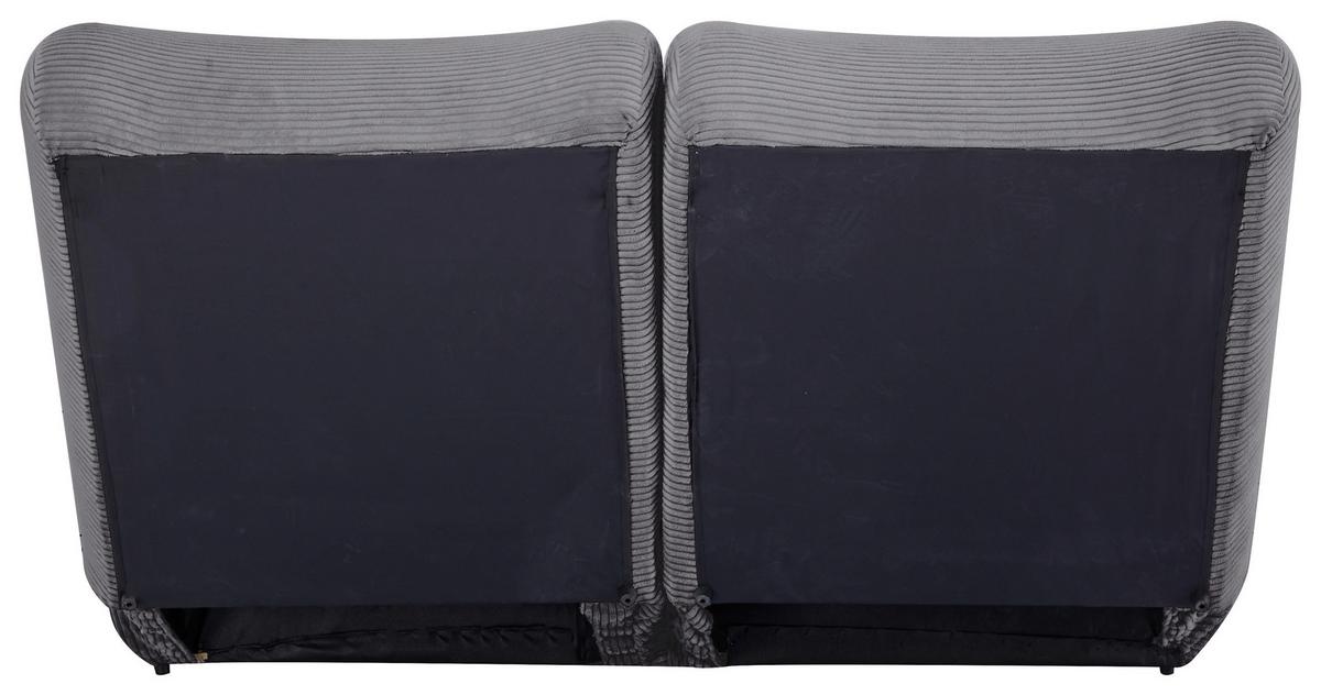 Schlafsofa Luna Grau B: 159 Cm - Grau, Design, Textil (159/88/160cm) - Livetastic