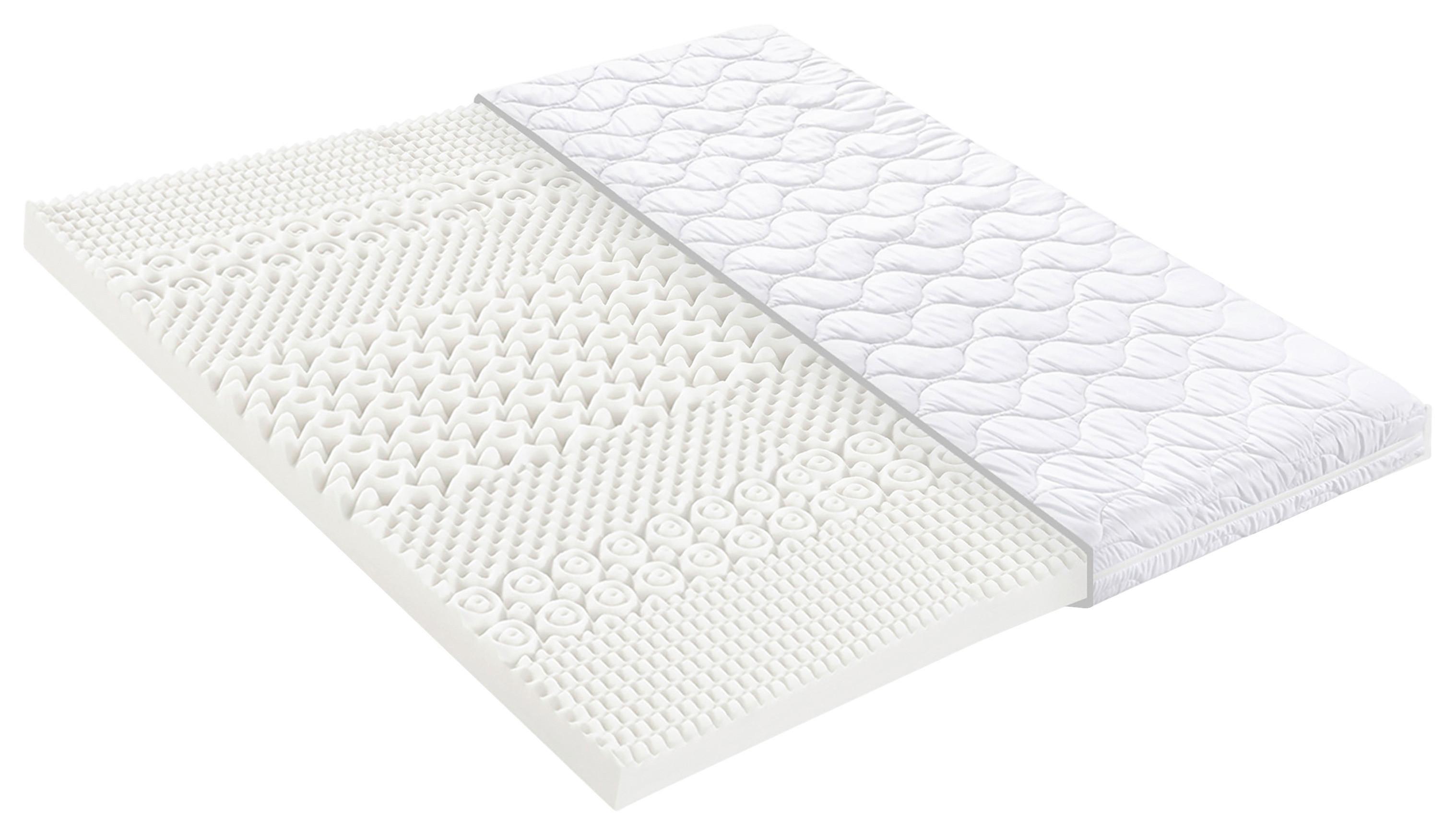 Rolovaná matrace BINGO 140/200 cm,H2,v. 8 cm - bílá, textil (140/200cm) - Based