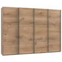 Schwebetürenschrank B: 300 cm Level, Eichefarben Dekor - Eichefarben, MODERN, Holzwerkstoff (300/216,5/65cm) - MID.YOU