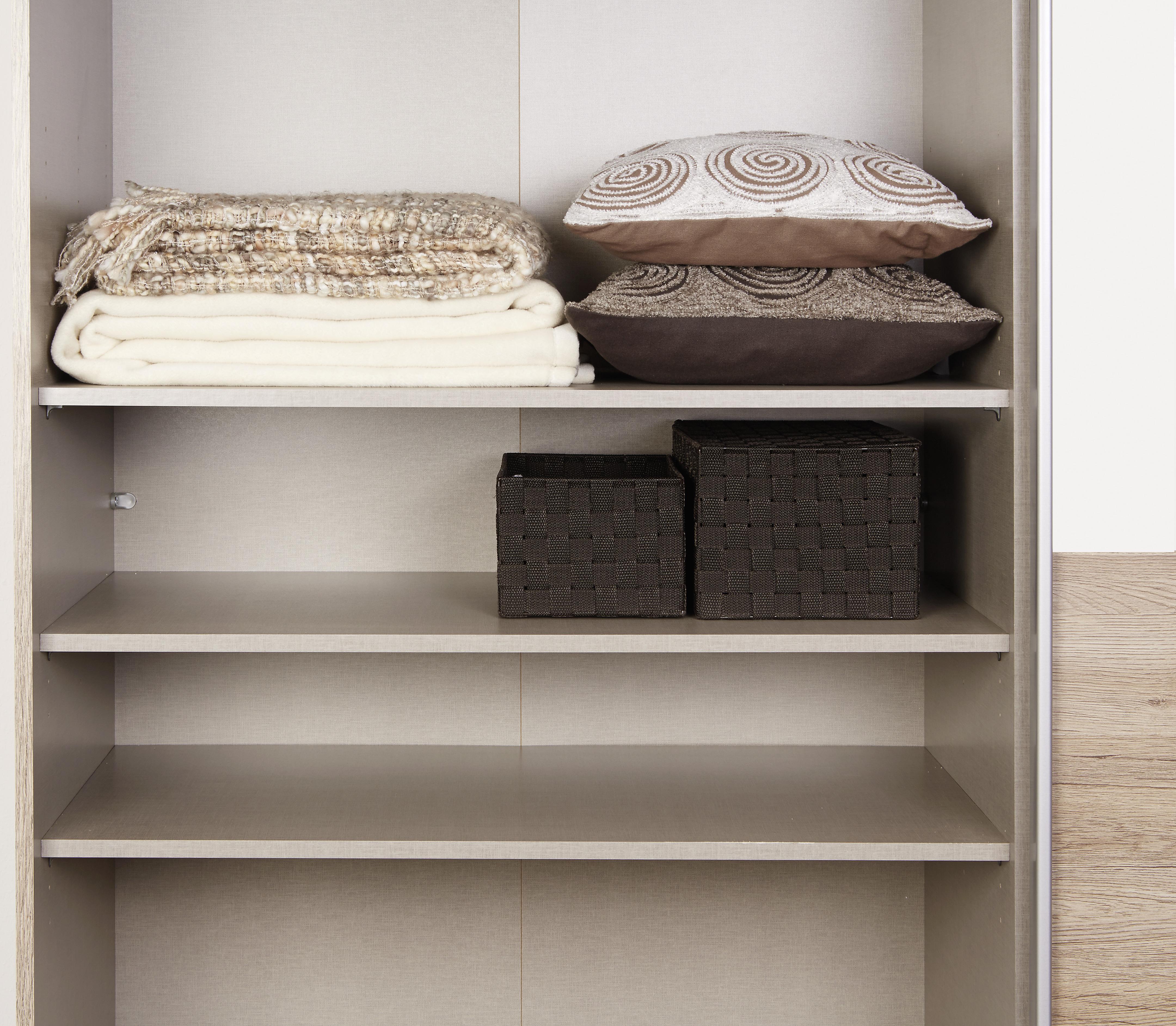 Einlegeböden 3er Set Für Schrank 88x48 Cm - Grau, Basics, Holzwerkstoff (88/1,6/48cm) - Rauch Möbel