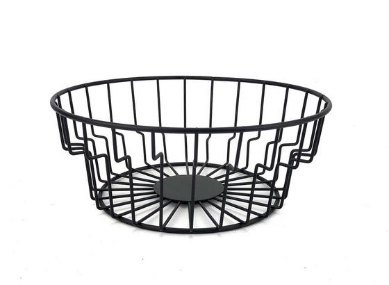 Miska Na Ovoce Cage - černá, Moderní, kov (24/9cm) - Mömax modern living Miska Na Ovoce Cage - černá, Moderní, kov (24/9cm) - Mömax modern living