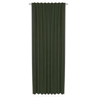 HOTOVÝ ZÁVĚS ULRICH 175CM - tmavě zelená, textil (135/175cm) - Modern Living
