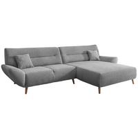 Ecksofa Drago Grün S: 290/166 Cm - Wildeiche/Silberfarben, MODERN, Holz/Textil (290/166cm) - MID.YOU