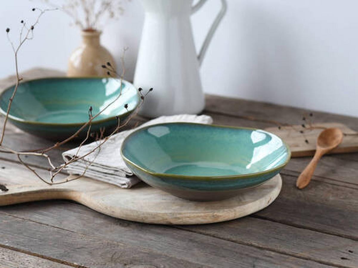 Schüsselset 19677 Bas. Bio Oliv - Olivgrün, Trend, Keramik - Creatable