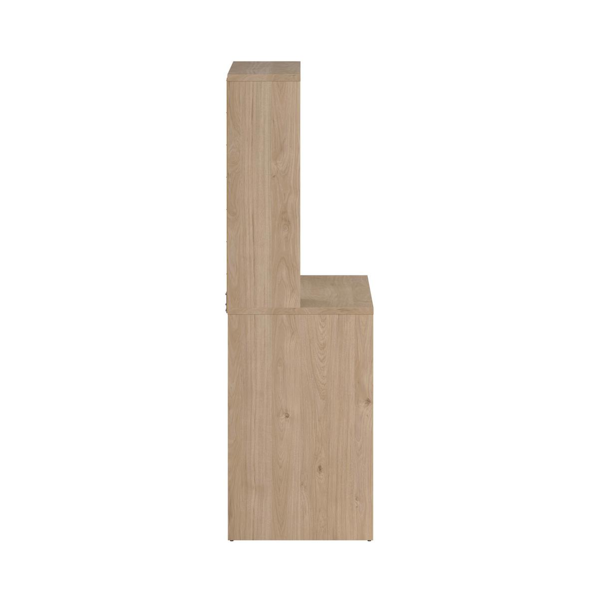 Schreibtisch Function Plus Eichefarben, L: 149 cm - Eichefarben, MODERN, Holzwerkstoff (149/48,2/156,2cm) - MID.YOU