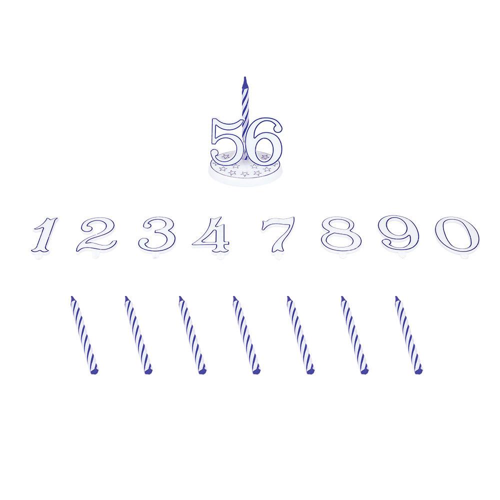 Születésnapi Gyertyák 259017 - műanyag (9.5/22.7/1.9cm) - Metaltex