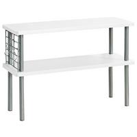 Küchenregal Weiß B: 20 cm - Weiß, Basics, Holzwerkstoff/Metall (55/38/20cm) - Kesper