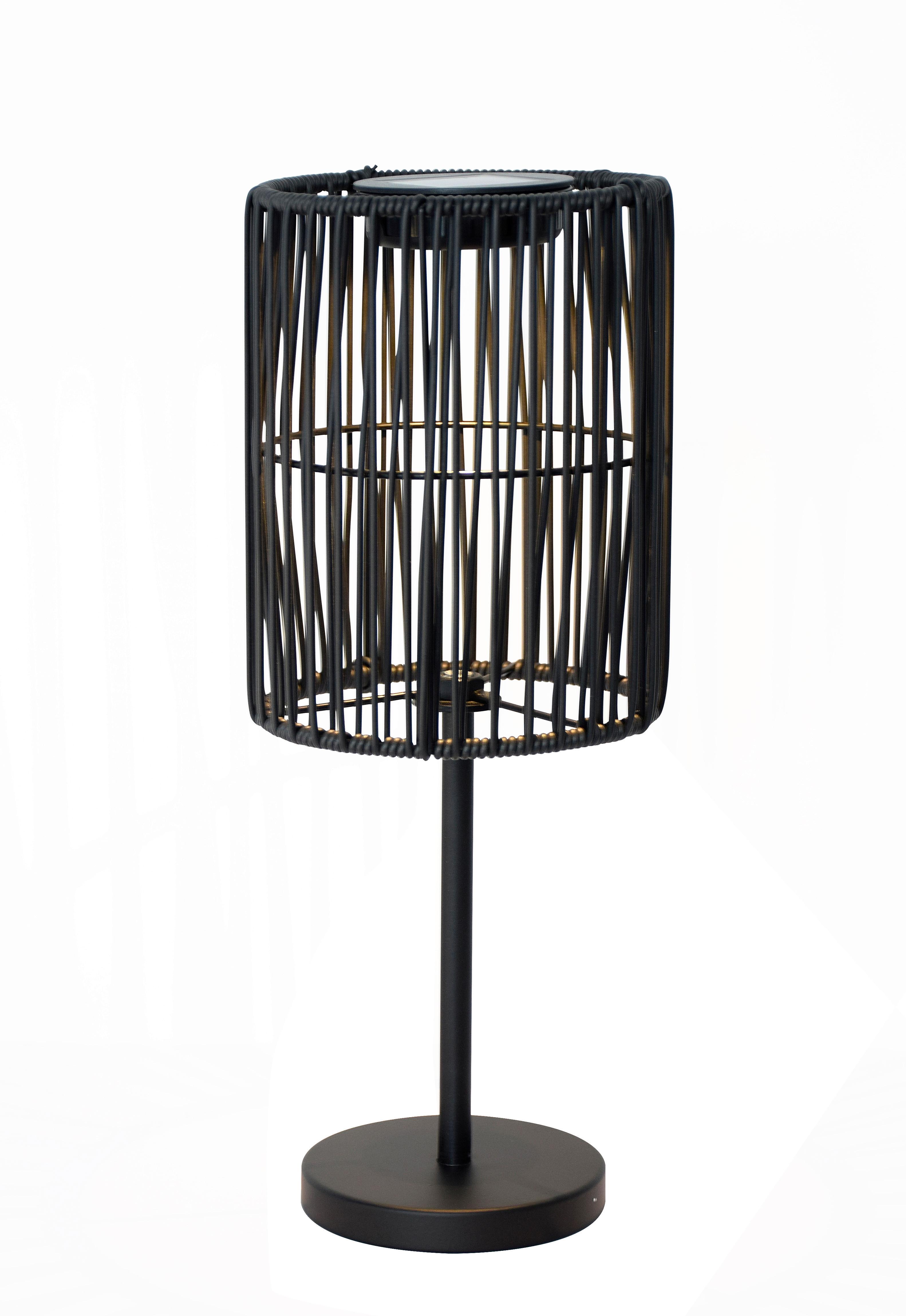 SOLÁRNE SVIETIDLO HOHE - čierna, Konventionell, kov/plast (15,5/40cm) - Modern Living