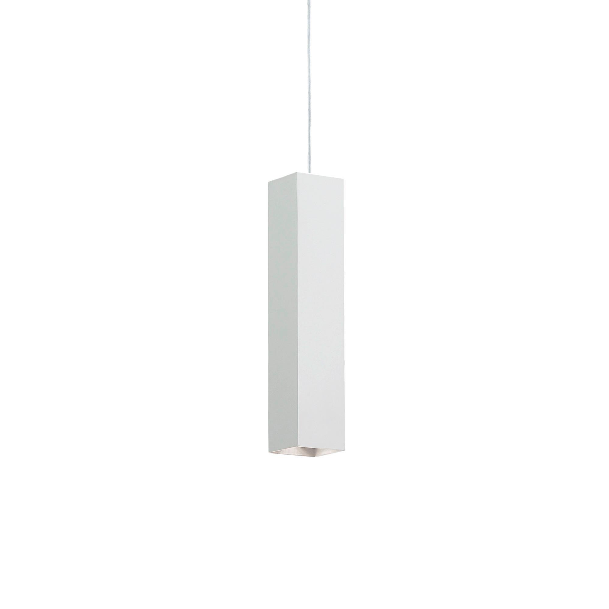 LED-Hängeleuchte Sky H: 45/130 cm 1-Flammig - Weiß, KONVENTIONELL, Metall (230cm) - Ideal Lux