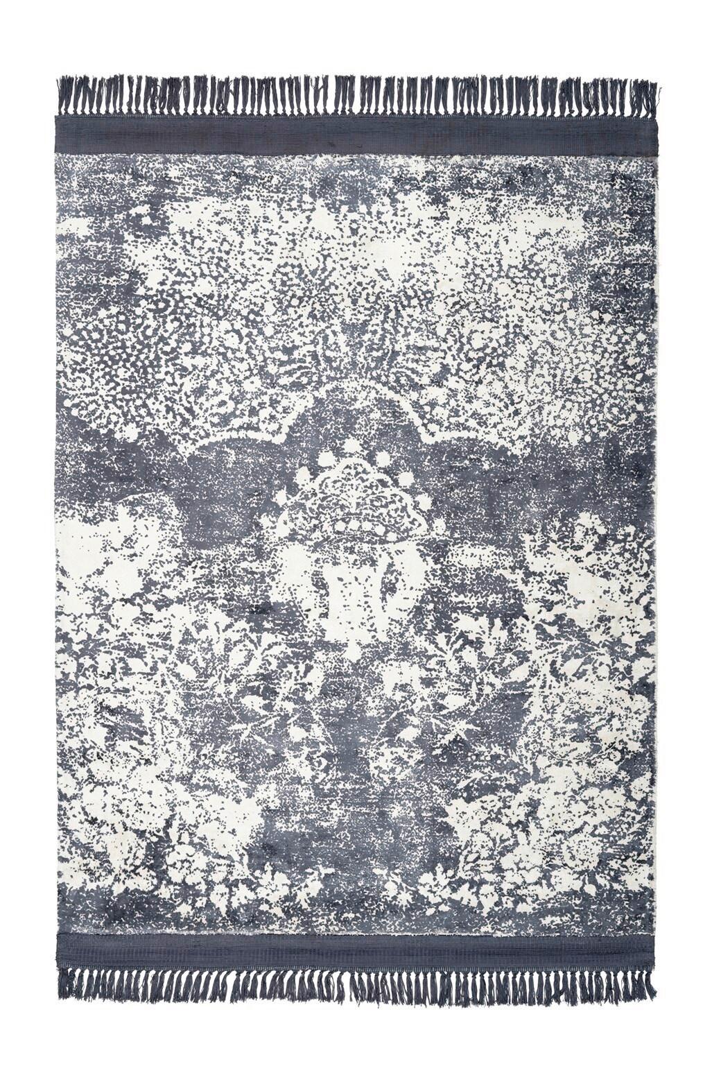 Flachwebteppich, 120x170 cm DOLCE VITA 125 VIOLETT 120X170 - Weiß/Grau, Design, Textil (120/170cm)