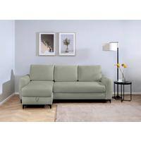 Ecksofa Moli, Grau S: 236x148 cm - Schwarz/Grau, Design, Textil (236/148cm) - MID.YOU
