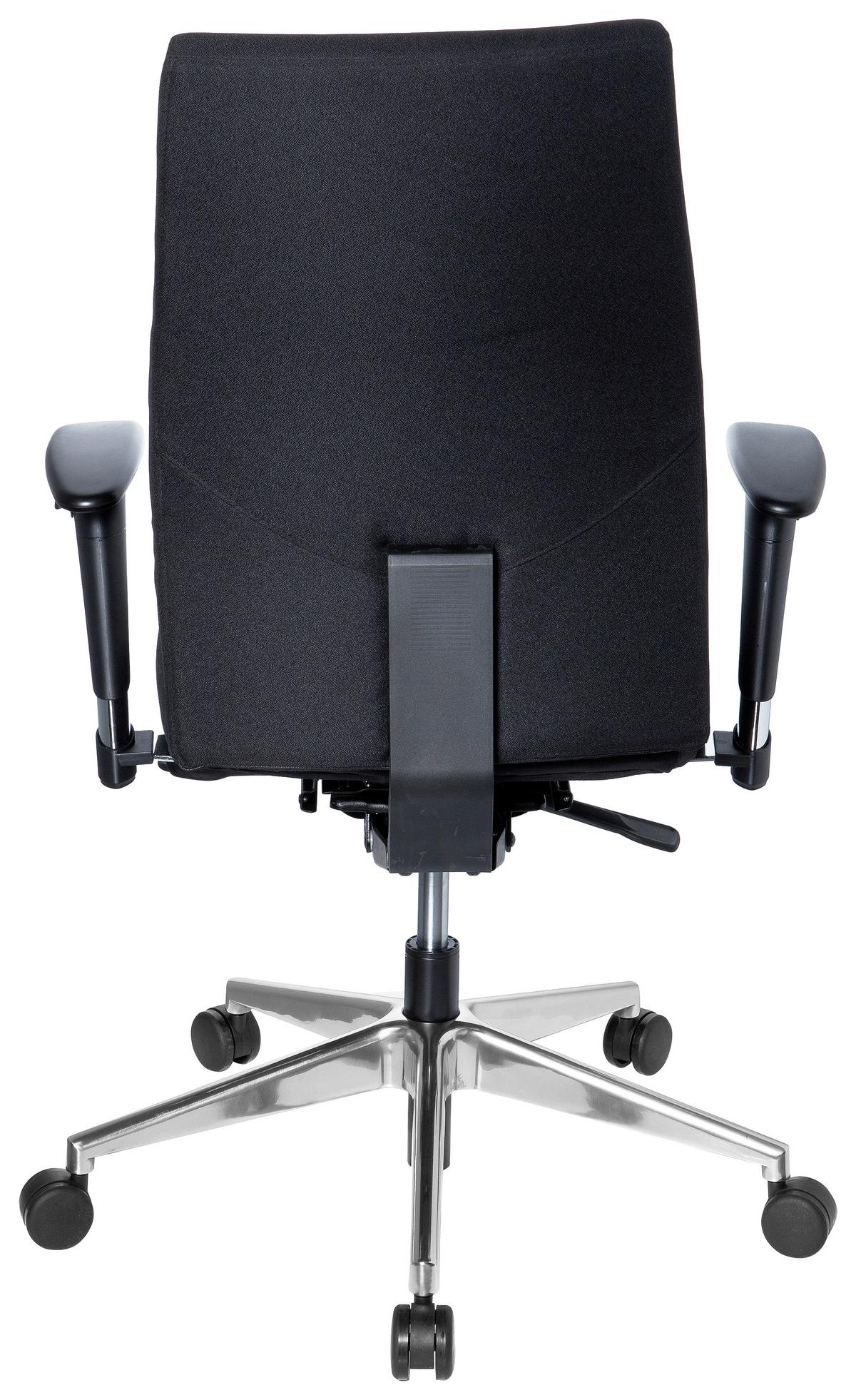 Drehstuhl Pro-Tec 250 Schwarz - Alufarben/Schwarz, MODERN, Kunststoff/Textil (57/116/51cm) - MID.YOU