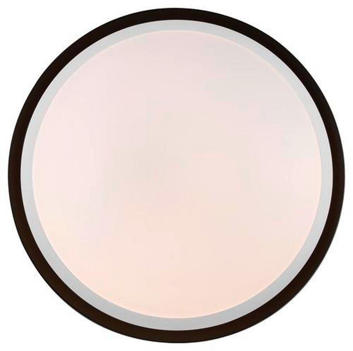 LED-Deckenleuchte Xaver Ø 56 cm Mit Smart-Steuerung - Basics, Kunststoff/Metall (56/8,5cm) - Globo