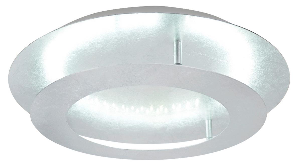 LED-Deckenleuchte 98-66176 Merle - Silberfarben, Design, Metall (40/8cm)