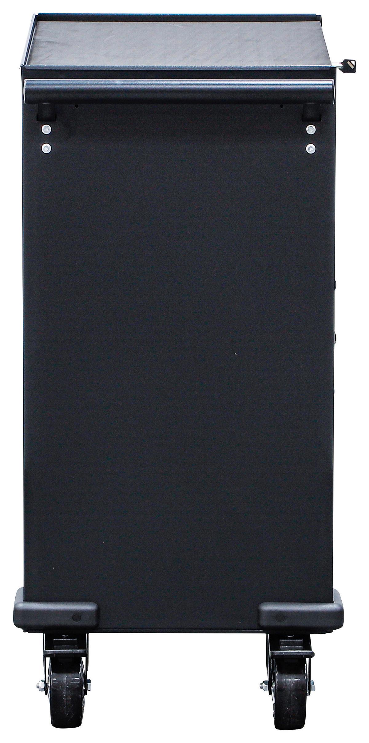 Werkstattwagen Leer Blau/schwarz B: 69,9 Cm - Blau/Schwarz, Basics, Metall (69,9/99,4/45,8cm)
