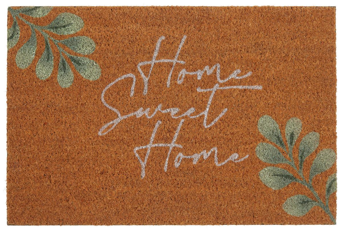 Dveřní rohožka Home Sweet Home, 40/60cm - hnědá, Lifestyle, textil (40/60cm) - Mömax