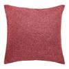 POŤAH NA VANKÚŠ VZHĽAD ĽANU - bordová, textil (50/50cm) - Modern Living