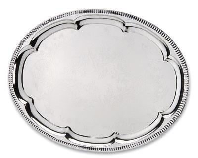 Tálca Ovális - Króm, konvencionális, Fém (34/45,5cm) Tálca Ovális - Króm, konvencionális, Fém (34/45,5cm)