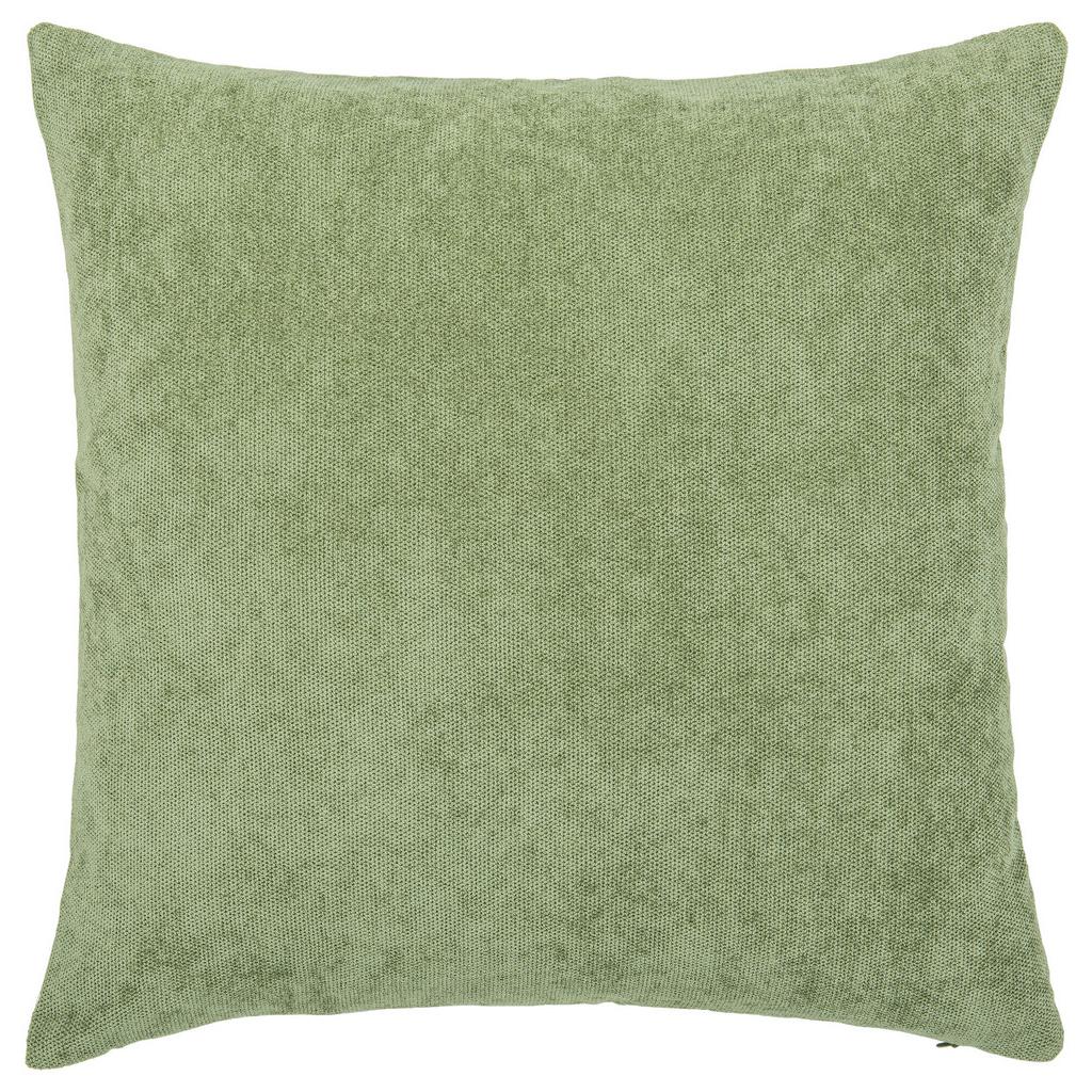 Zierkissen Campino 45x45 cm Polyester Olivgrün mit Zipp