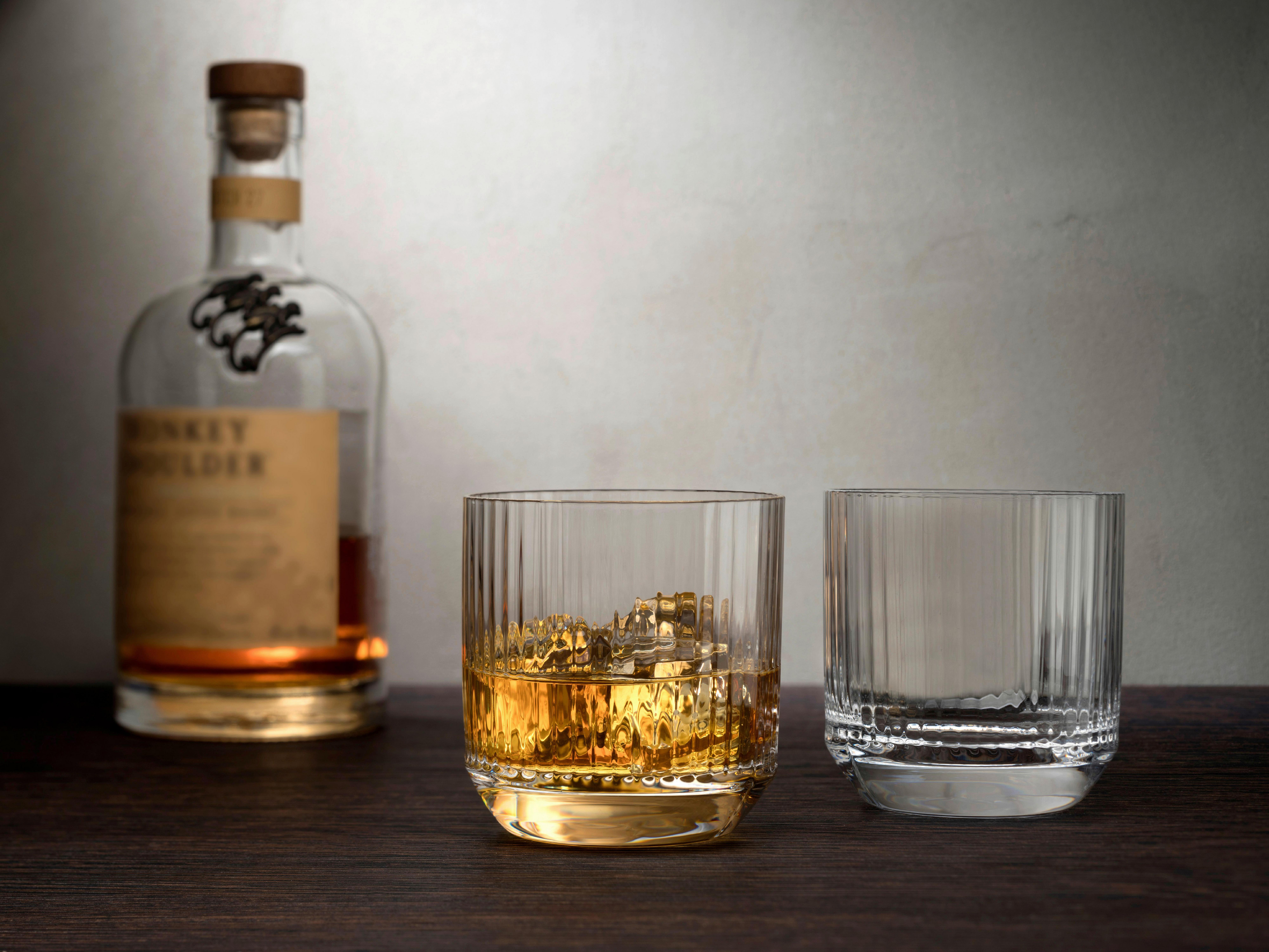 Whisky-Gläserset Big Top Transparent F: 320 ml - Transparent, Trend, Glas (320ml) - Mäser