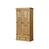 Drehtürenschrank Honig, B: 102 Cm - Honig, Natur, Holz (102/205/56cm) - Livetastic