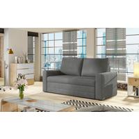 Schlafsofa Wave Grau, B: 150 Cm - Schwarz/Grau, Design, Textil (150/90/90cm) - MID.YOU