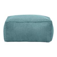 Taburet CAROLINE, petrolej.manšestr, max. 80 kg - petrolej, Moderní, textil (80/38/50cm) - Mömax