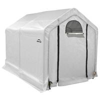 Gewächshaus 180x200x240 cm Kunststoff - Weiß, Basics, Kunststoff (180/200/240cm)