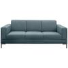 3-Sitzer-Sofa Looks Vii - Silberfarben/Petrol, Design, Textil (210/82/90cm) - LOOKS by W.Joop