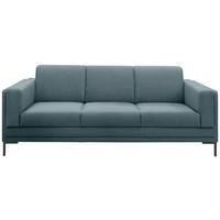 3-Sitzer-Sofa Looks Vii - Silberfarben/Petrol, Design, Textil (210/82/90cm) - LOOKS by W.Joop