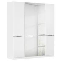 Šatníková skriňa MAX - sivá/biela, Konventionell, kompozitné drevo/plast (181/210/54cm)