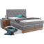 Boxspringbett mit Topper 180x200cm Mara Teilmassiv - Eichefarben/Hellgrau, KONVENTIONELL, Holz/Textil (180/200cm) Boxspringbett mit Topper 180x200cm Mara Teilmassiv - Eichefarben/Hellgrau, KONVENTIONELL, Holz/Textil (180/200cm)
