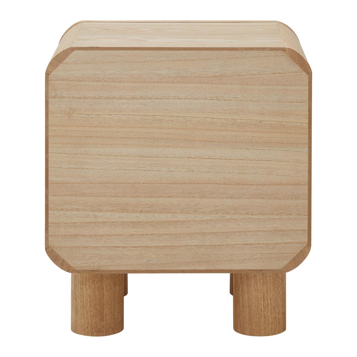 NOČNÝ STOLÍK ALVA -TREND- - prírodná farba, Modern, drevo/kompozitné drevo (40/45/30cm) - Premium Living