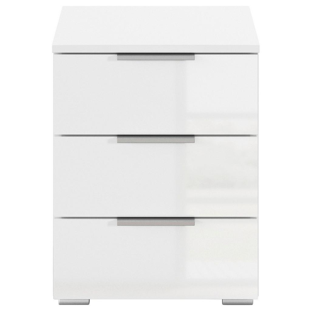 Nachtkästchen Mars 3l-Hg Weiß B: 52 cm