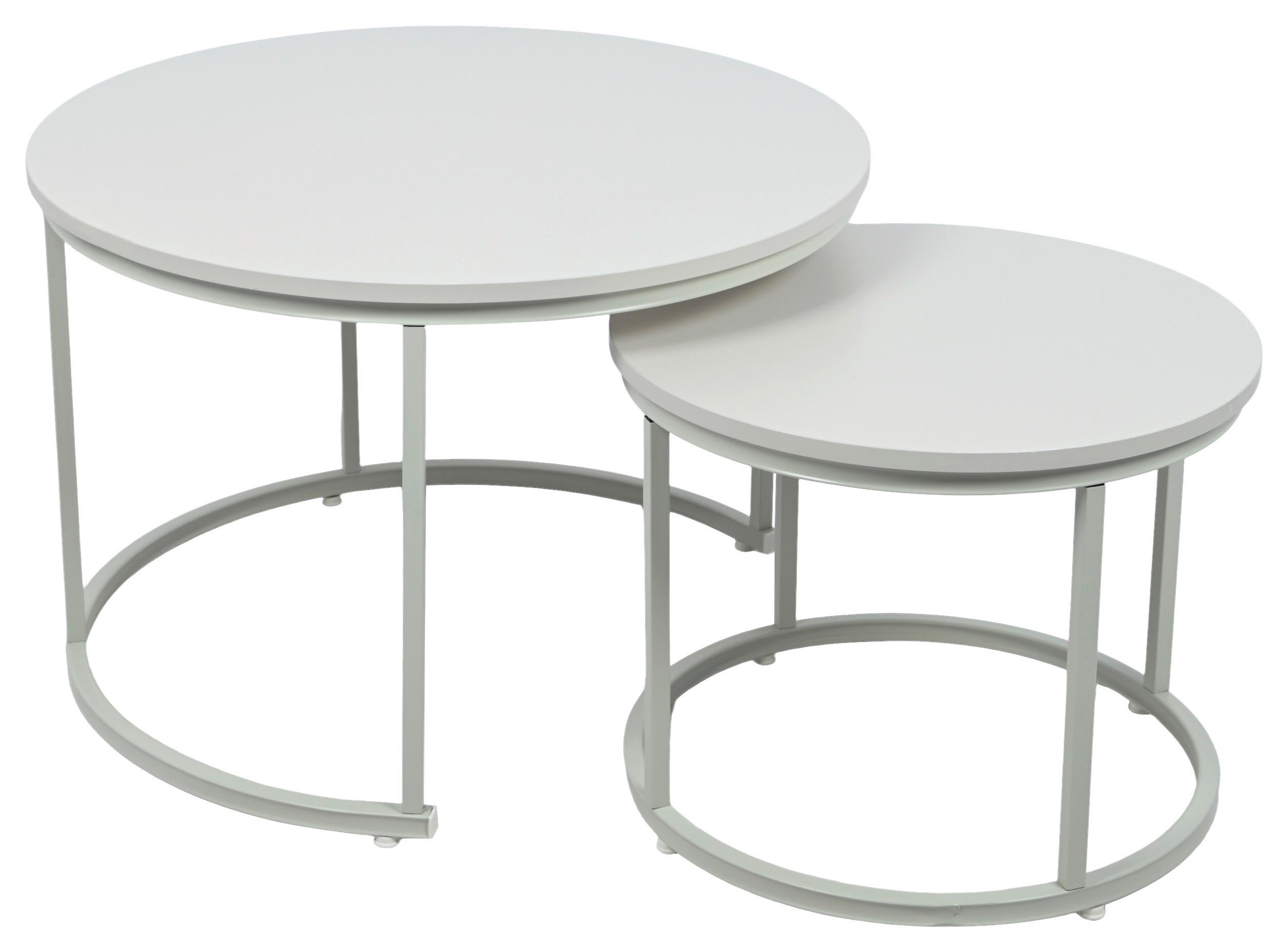 Couchtisch Metall Couple Kaschmirfarben - Kaschmir, MODERN, Holzwerkstoff/Metall (70/50/70/50/47/39cm)