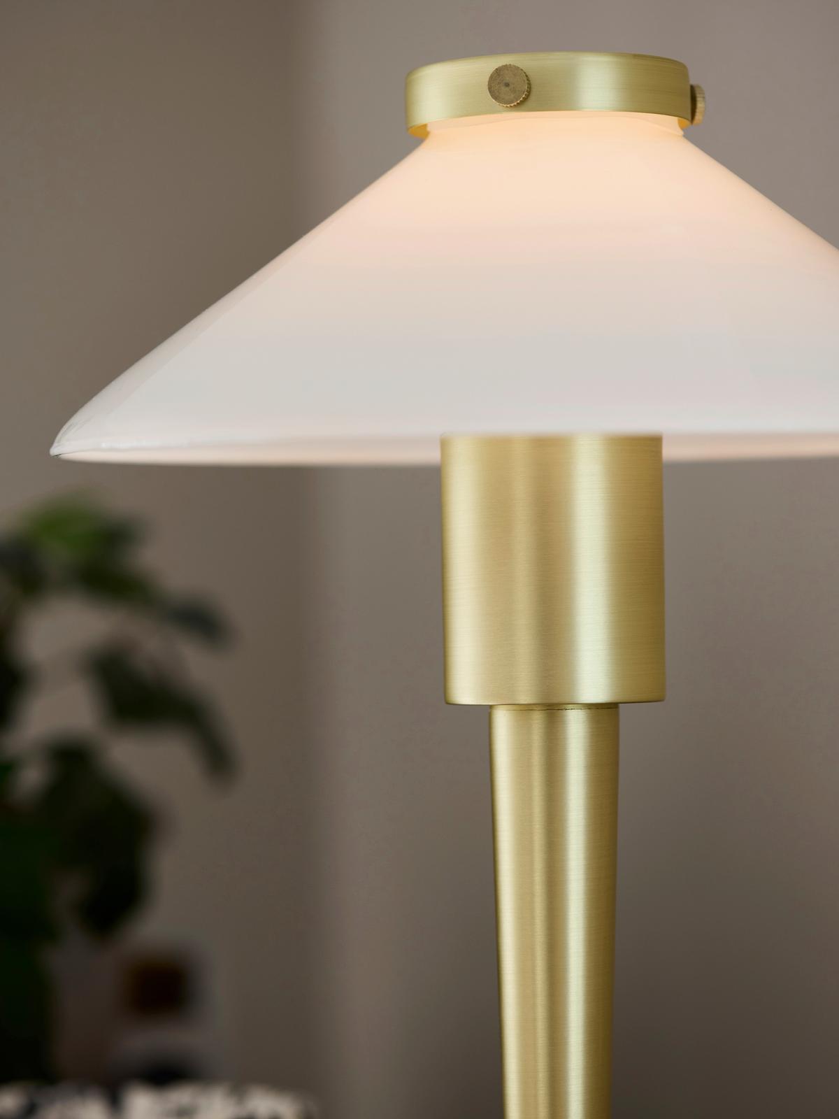 Tischleuchte 3163410 August - Goldfarben, KONVENTIONELL, Metall (25/25/34cm)