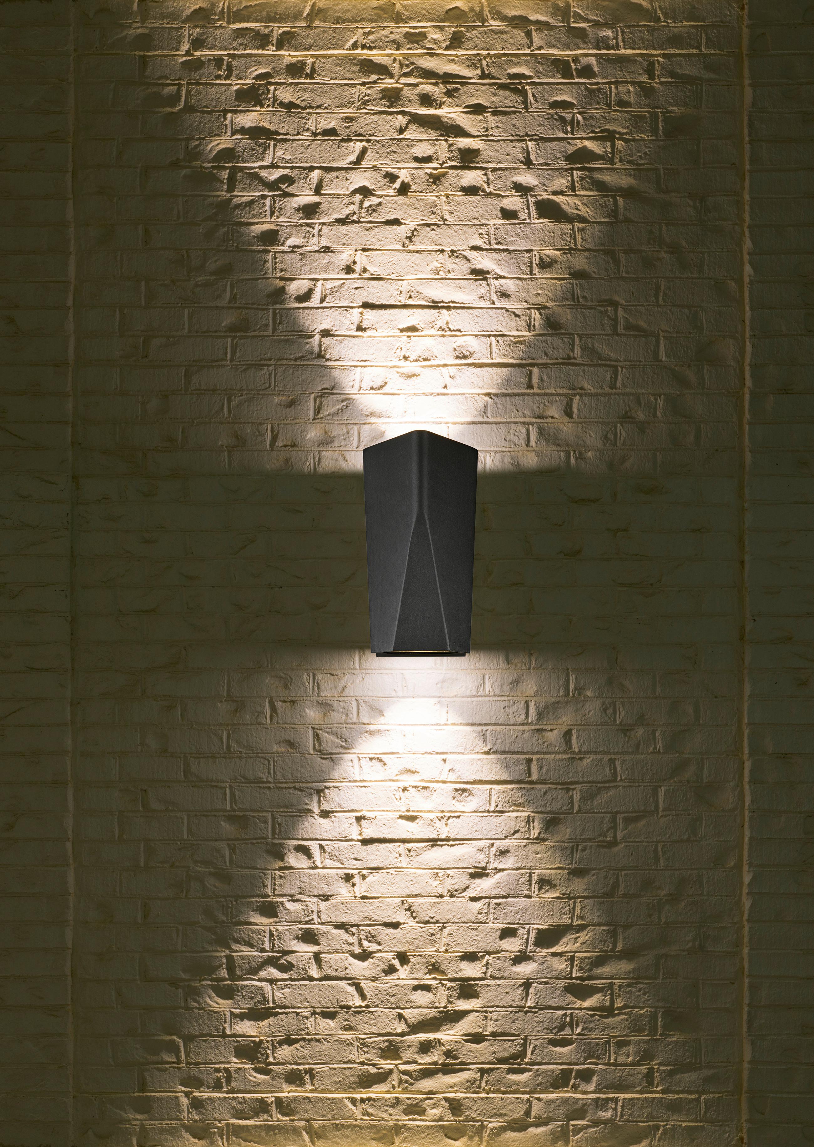 Außenwandleuchte Tay 4,5w Aluminium, Wandmontage - Anthrazit, Design, Metall (20/10,6/6,2cm) - Trio Leuchten
