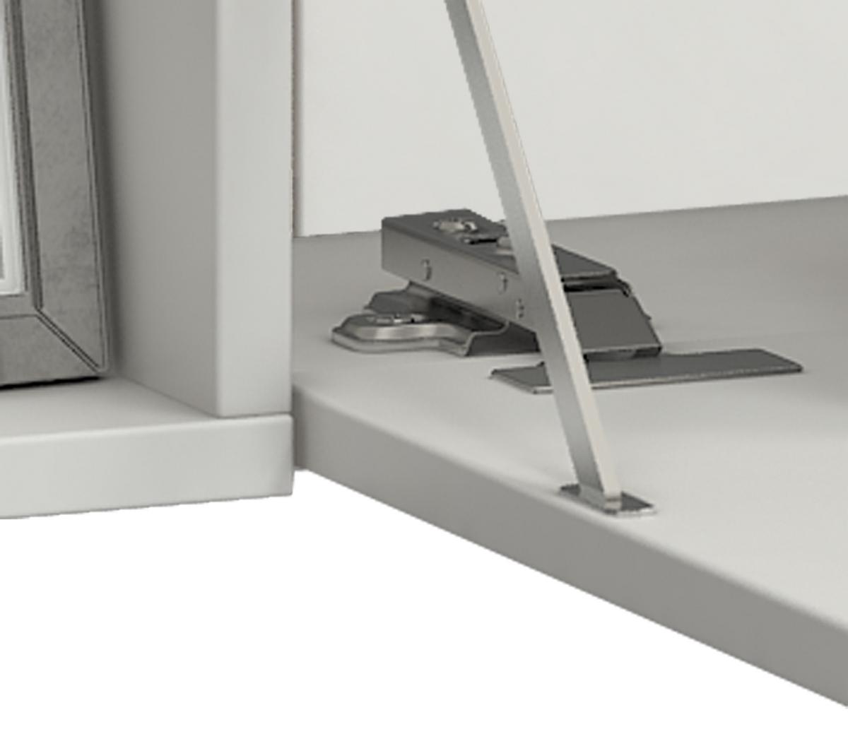 Laptoptisch Wandila B: 90 Cm Weiß - Weiß, KONVENTIONELL, Holzwerkstoff (90/20/60cm) - MID.YOU