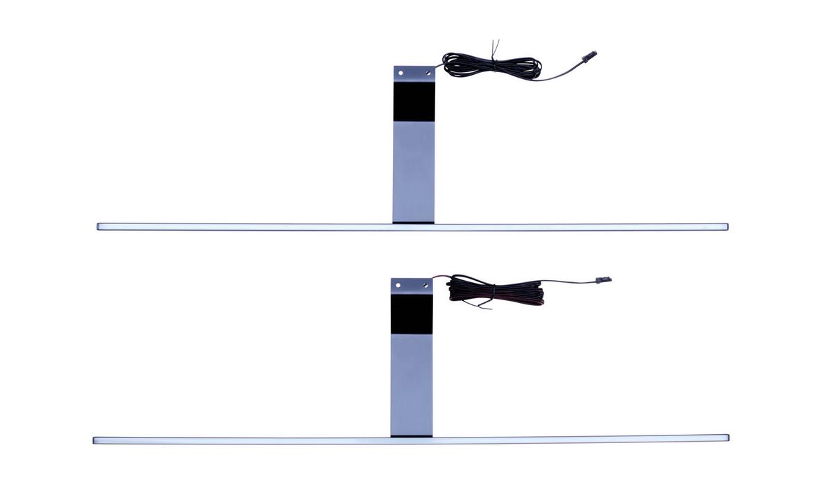 Ráépíthető Lámpa Szett Slimline - fekete, Modern (60cm)