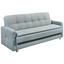 Schlafsofa Damian B: ca. 216 cm - Blau/Silberfarben, MODERN, Holzwerkstoff/Textil (216/95/88cm) - Carryhome Schlafsofa Damian B: ca. 216 cm - Blau/Silberfarben, MODERN, Holzwerkstoff/Textil (216/95/88cm) - Carryhome